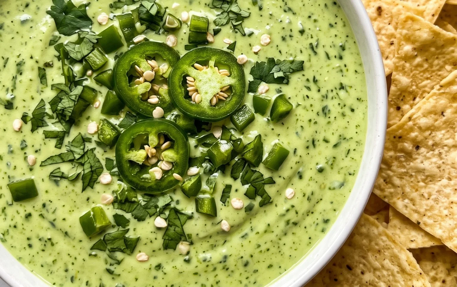 Creamy Jalapeño Dip {Chuy's Copycat Recipe}
