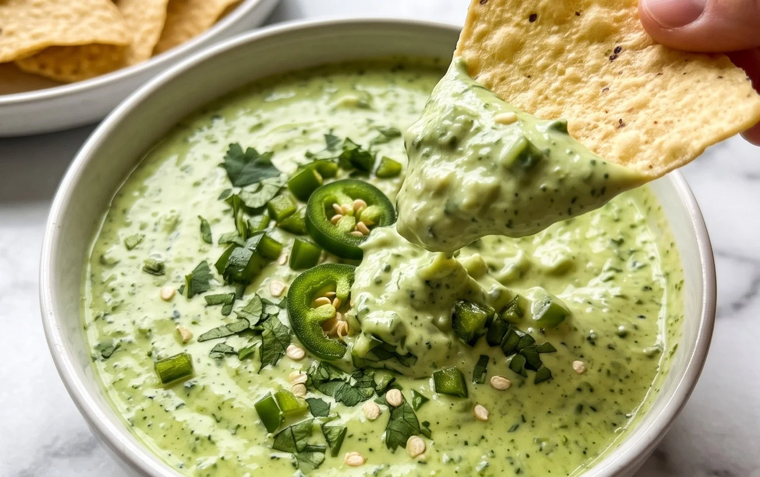 Creamy Jalapeño Dip {Chuy's Copycat Recipe}